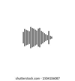 Sound Wave Graphic Design Template Vector Stock Vector (Royalty Free) 1504106087 | Shutterstock