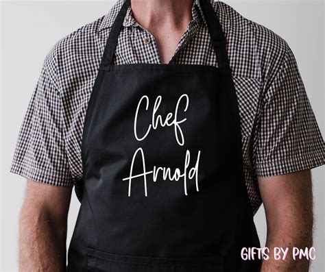 Personalized Chef Apron Custom Cooking Baking Apron Gifts for - Etsy