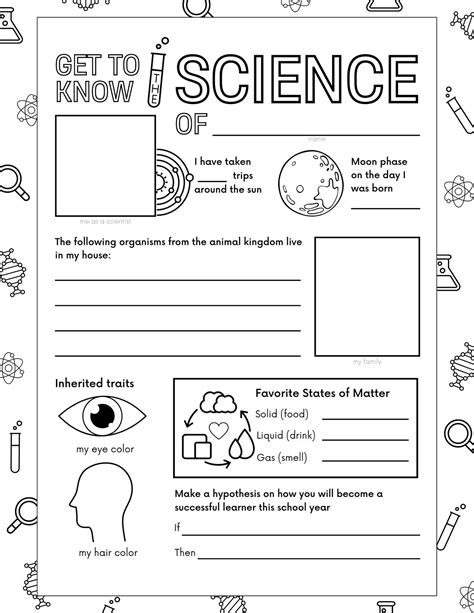 Middle School Science Printable Worksheets - Printable Worksheets