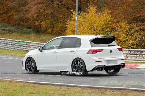 2025 VW Golf R Ditches Disguise, Shows All On The Nurburgring | Carscoops