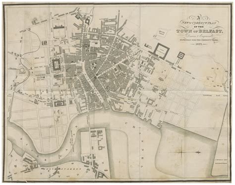 Map of Belfast, 1822 | Map poster, Old maps, Ancient maps