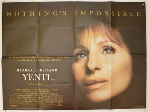 Yentl - Original Cinema Movie Poster From pastposters.com British Quad Posters and US 1-Sheet ...