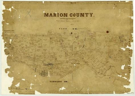 Railroadiana : Maps : Marion County - Texas & Pacific Railway ...