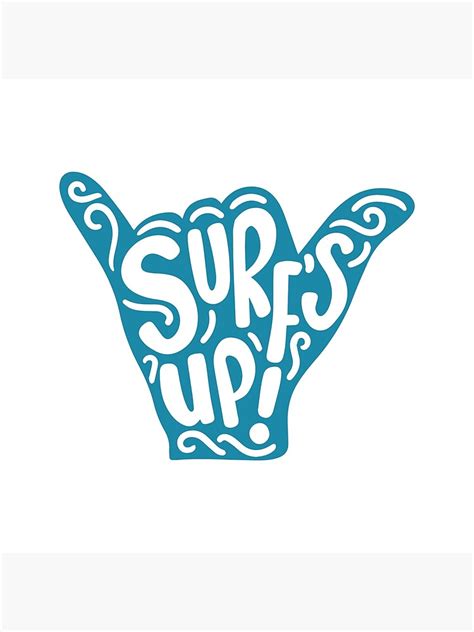 "Surf's Up" Poster for Sale by Tia-Ako | Redbubble