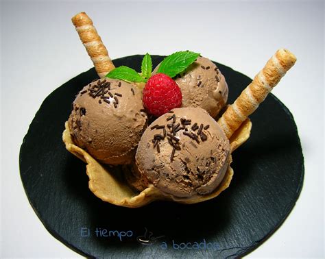 El tiempo a bocados: Helado de chocolate y virutas