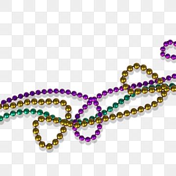 Mardi Gras Bead Clipart Transparent PNG Hd, Mardi Gras Beads Vector Art ...
