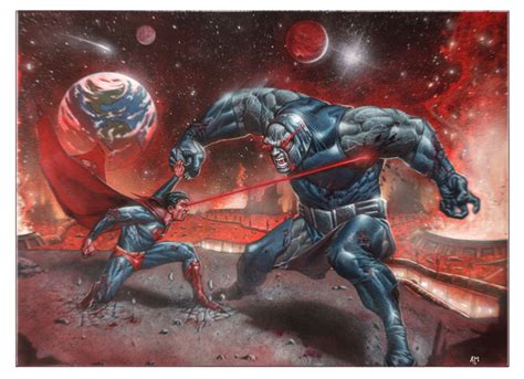 Superman vs Darkseid by andrema on DeviantArt