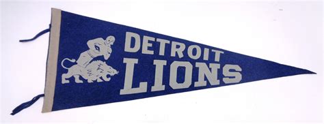 Lot Detail - Detroit Lions 1950s Pennant