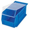 Plastic Stackable Bins, Plastic Dividers, Blue Plastic Bins in Stock ...