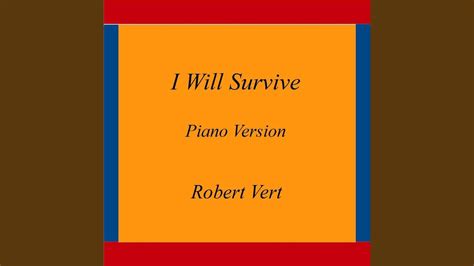 I Will Survive (Piano Version) - YouTube Music