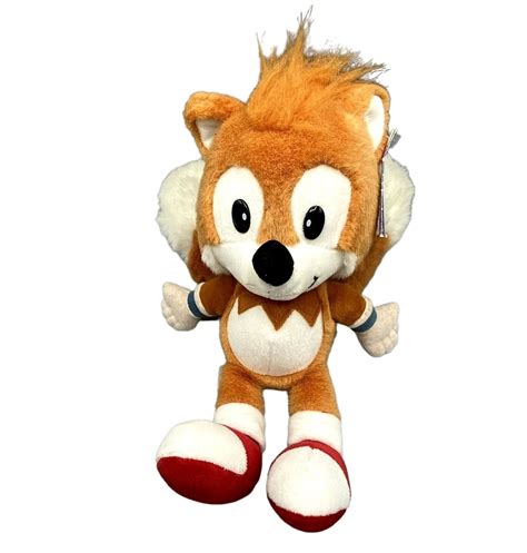 TAILS from Sonic The Hedgehog Sega Plush CALTOY 1994 www.bracepl.com