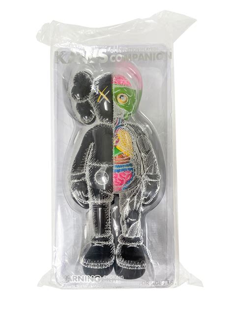 KAWS | KAWS Black Companion 2016: set of 2 works (KAWS Companion black ...