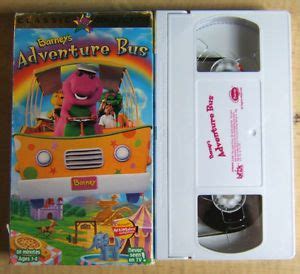 Barney Barney's Adventure Bus VHS 1997 Puppets Live Action Educational