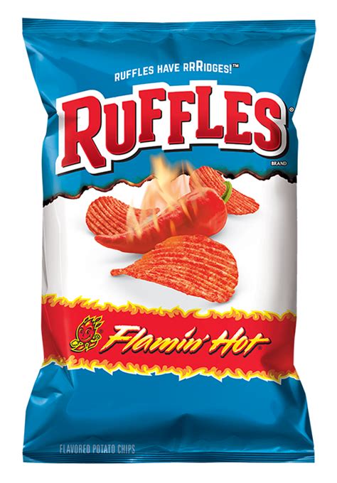 Ruffles Flamin' Hot | Potato chips, Chips, Ruffles chips