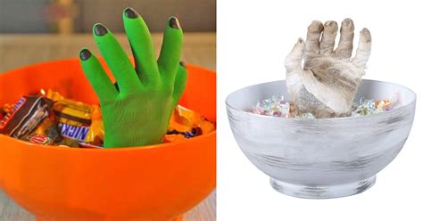 Moving Monster Hand Halloween Candy Bowls