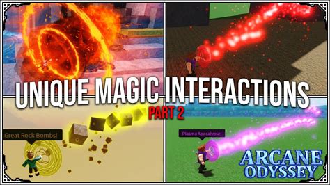 Arcane Odyssey - All Unique Magic Interactions (Part 2) - YouTube