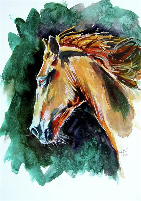 Majestic horse Painting by Kovacs Anna Brigitta - Fine Art America