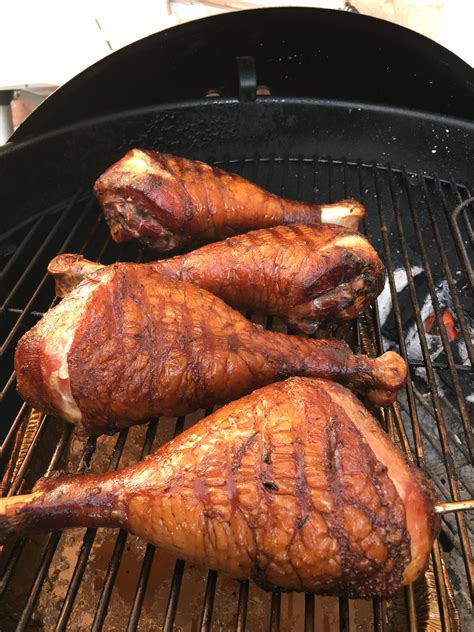 Some smoked turkey legs! : r/webergrills