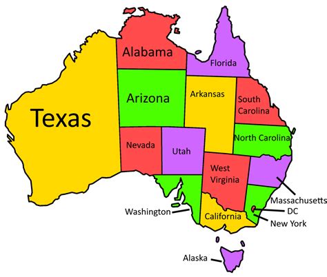 A Map Of Australia For Americans | Australia map, Australia, Funny today