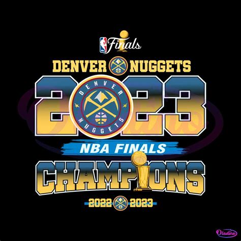 Denver Nuggets 2023 NBA Finals Champions Svg Cricut File