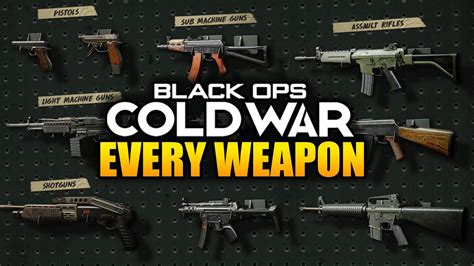 Every Weapon In Call of Duty Black Ops Cold War (All Guns Gameplay ...