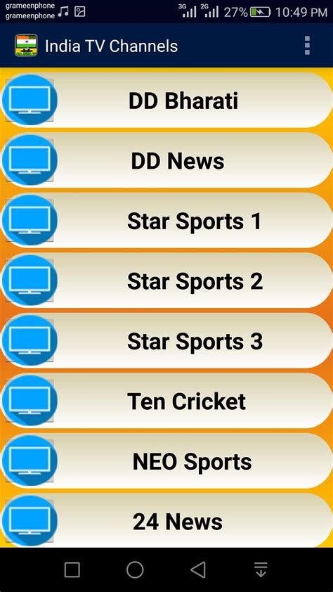 Descarga de APK de Live India TV Channels All HD para Android