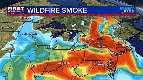 Unhealthy air quality due to fire in Canada - WENY News