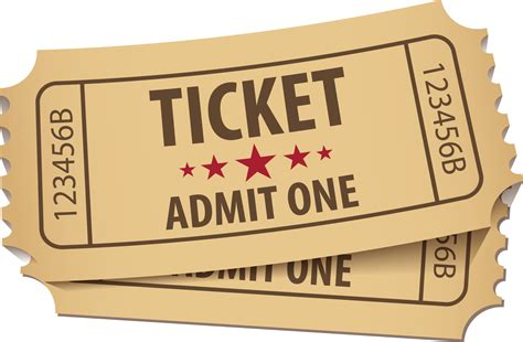 Ticket PNG Images Transparent Free Download