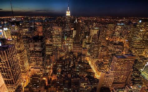 New York City Night Wallpaper Widescreen