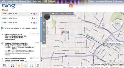 Bing now offering transit directions for Metro | The Source