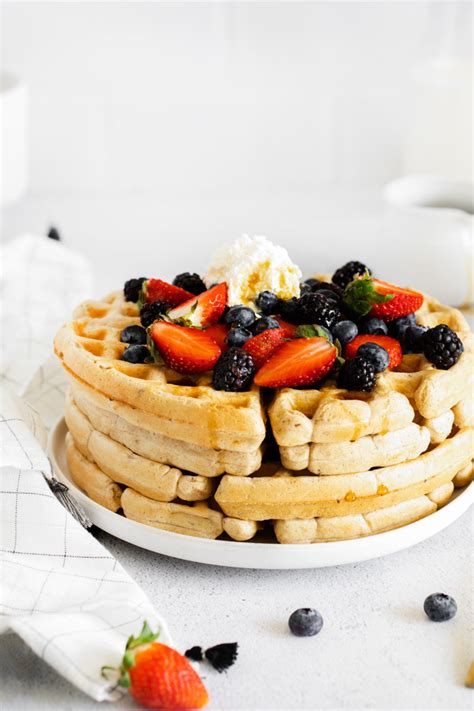 Vegan Waffles - Food with Feeling