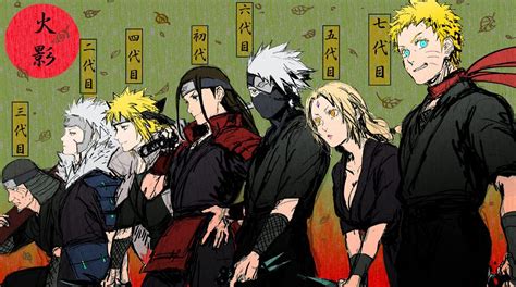 Naruto Hokages (1200×669) | Naruto shippuden anime, Naruto, Kakashi