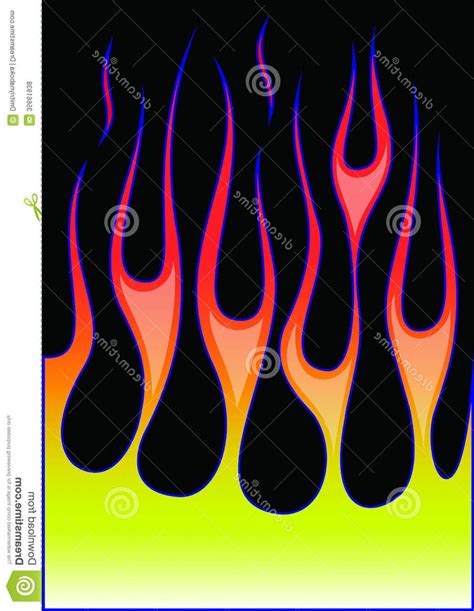 Hot Rod Flames Vector at Vectorified.com | Collection of Hot Rod Flames ...