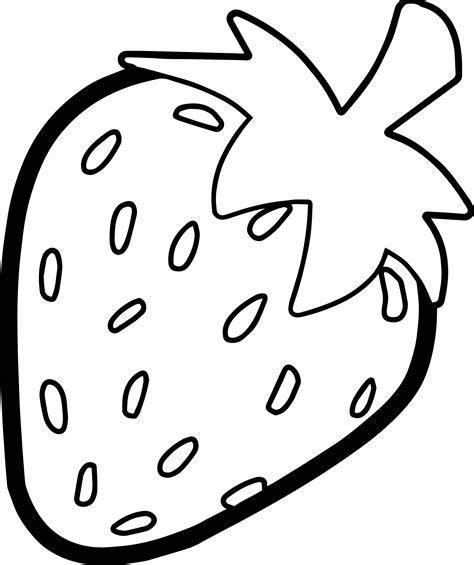 Strawberry Drawing | Free download on ClipArtMag