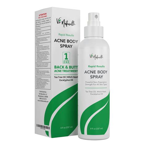 Buy Face, Body Acne Spray with Benzoyl Peroxide - Salicylic Acid - Butt, Back Acne Treatment ...