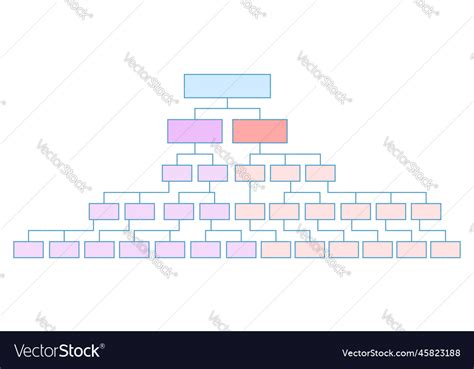 Chart infographic structure company business Vector Image