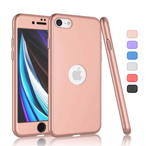 4.7" iPhone SE 2 2020 Case Sturdy, Tekcoo [T360] Ultra Thin Full Body ...