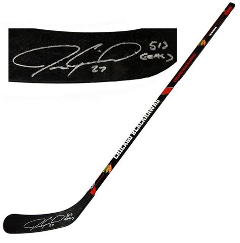 Jeremy Roenick Signed Blackhawks Hockey Stick Inscribed "513 Goals" (Schwartz) | Pristine Auction