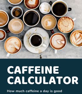 Caffeine calculator – Calculate your daily caffeine intake • Teafolly