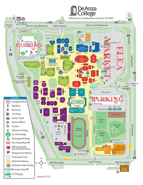 De Anza Campus Map - Alvina Margalit