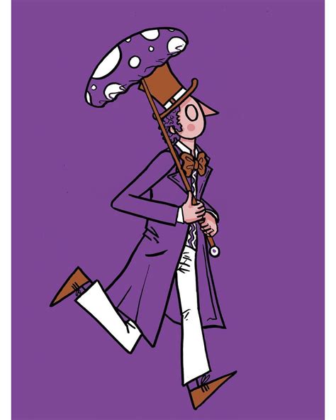 Tom Hovey: "Wonka will always be one of my favourite characters to draw because I watched the ...