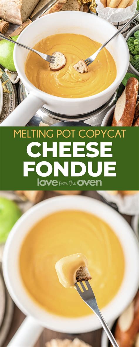 Copycat Melting Pot Cheese Fondue Recipe