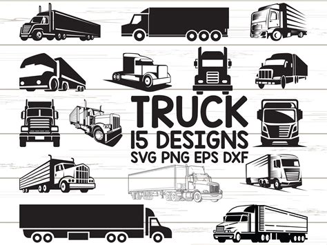 Truck SVG/ Truck Driver SVG/ 18 Wheeler SVG/ Semi Truck Svg/ Clipart/ Cut Files/ Cricut ...