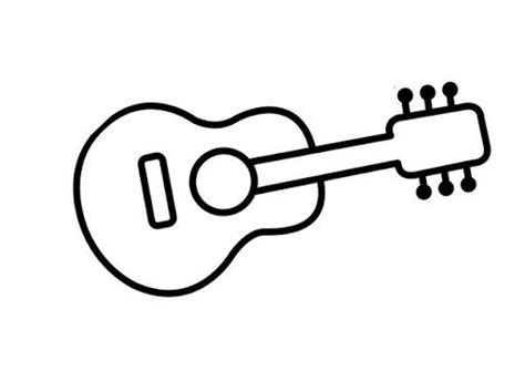 Pin en mio | Guitarra para colorear, Guitarra para dibujar, Molde de guitarra