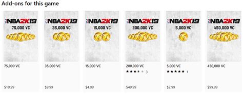 2k vc prices : r/NBA2k