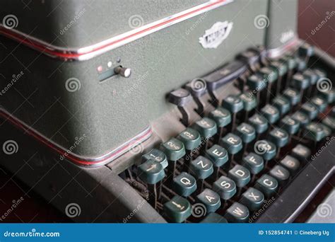 Halda typewriter editorial photo. Image of block, equipment - 152854741