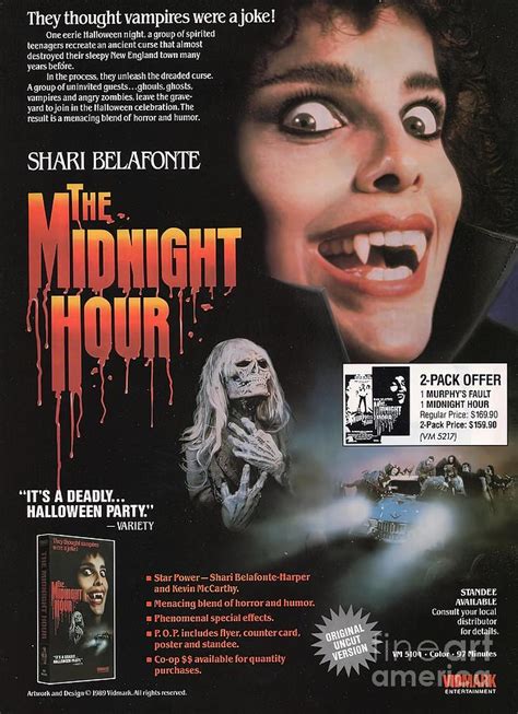 The Midnight Hour 1985 Horror Movie Painting by White Palmer | Pixels