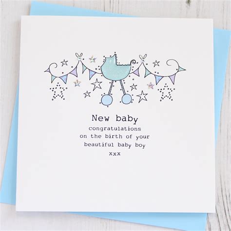 New Baby Boy Card - The Market Co