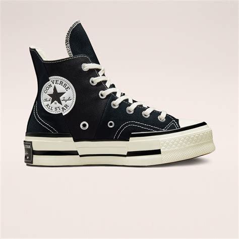 Converse High Chuck 70 Plus Canvas Unisex Siyah Sneaker KADIN Spor ...