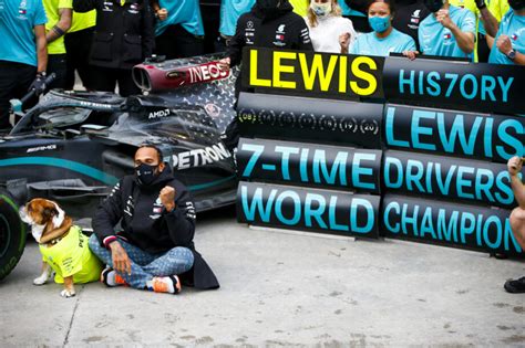 Lewis Hamilton's seventh F1 title win and celebration in photos ...